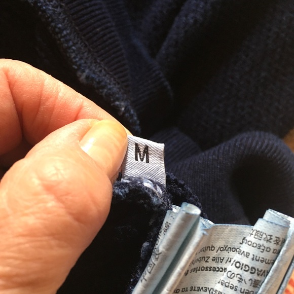 40Weft Sz M Blue Sweater # only for Fighters - Picture 15 of 16